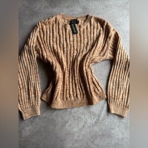 Blank NYC Textured Beige Sweater